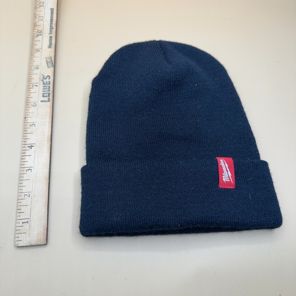 Milwaukee Tool Knit Beanie Hat Navy Blue One Size